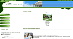 Desktop Screenshot of hatfieldmccoyrealty.com